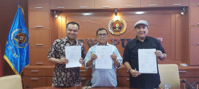 
 Hendry Ch Bangun umumkan Kepengurusan PWI Periode 2023 – 2028