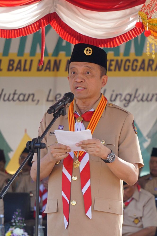 
 Pertikawan, Kemah Bakti Pramuka Jaga Hutan dan Lingkungan