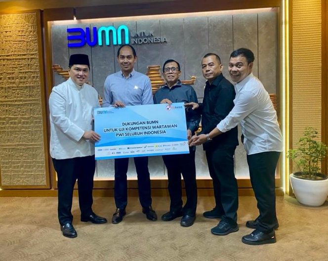 
 Menteri BUMN Erick Thohir Dukung Pers Semakin Profesional Dengan UKW