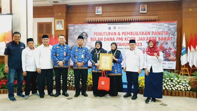 
 Bulan Dana PMI Jakbar 2023 Melebihi Target