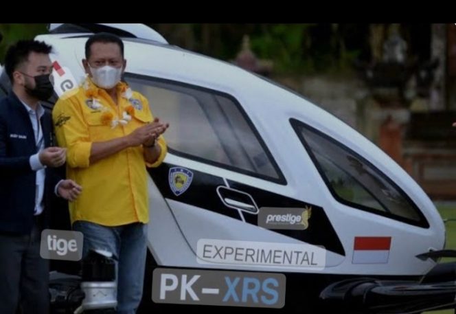 
 Ketua MPR RI Bamsoet Apresiasi Keberhasilan Uji Terbang Kendaraan Tanpa Awak EHang 216