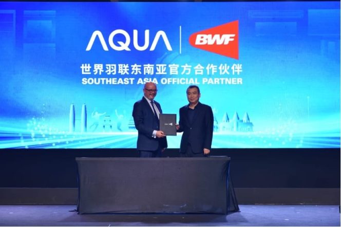 
 Komitmennya Terhadap Dunia Olahraga, AQUA Elektronik Sebagai BWF Southeast Asia Official Partner