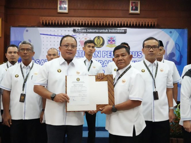 
 Surono Bimantoro Dilantik Jadi Ketua Pelti Jakarta Barat Masa Bakti 2023-2027
