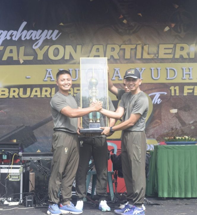 
 Semarak Kemeriahan Prajurit Yonarmed 1 Kotrad Syukuran HUT Ke-72 Satuan