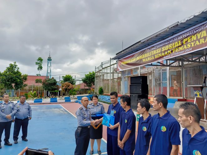 
 Kalapas Narkotika Klas IIA Pematangsiantar Membuka Program Rehabilitasi Sosial