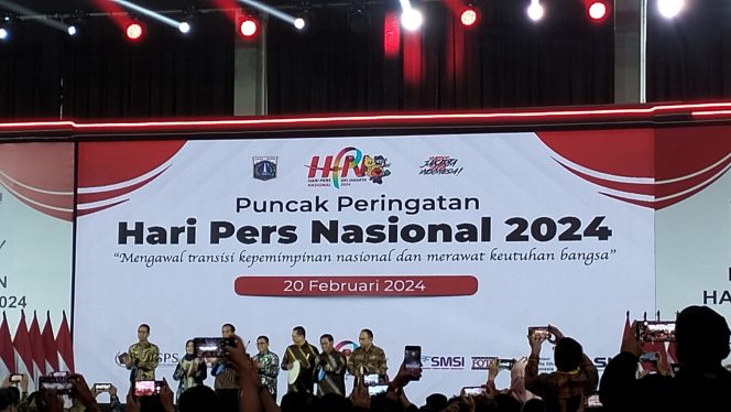 
 Presiden RI Joko Widodo Apresiasi Insan Pers Dalam Berdemokrasi di HPN 2024