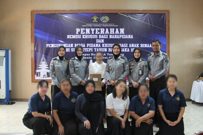 
 Rayakan Nyepi, Warga Binaan Lapas Kelas IIA Tangerang Dapatkan Remisi Khusus