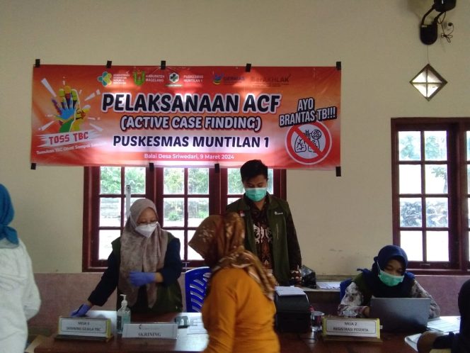 
 Puskesmas Muntilan 1 Menggelar Giat Mendeteksi Penyakit TBC di Balai Desa Sriwidari