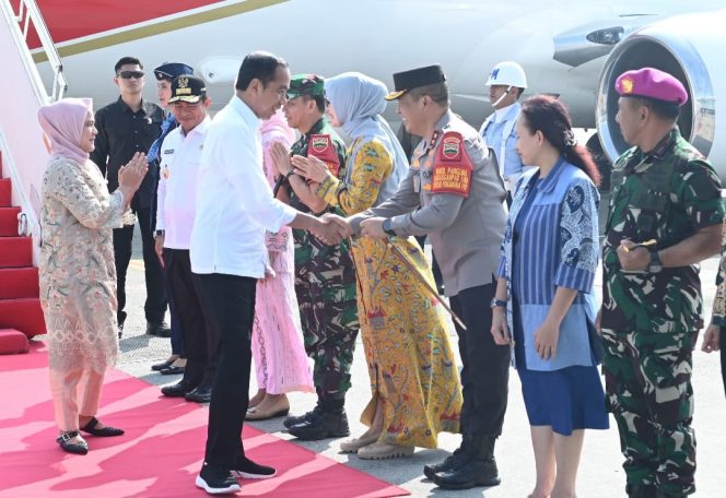 
 Kapoldasu Sambut Presiden Jokowi Kunker Di Sumut