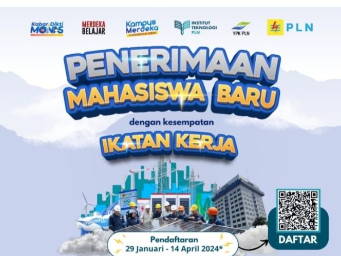 
 Daftarkan Segera ITPLN Buka Pendaftaran PMB Ajaran 2024-2025