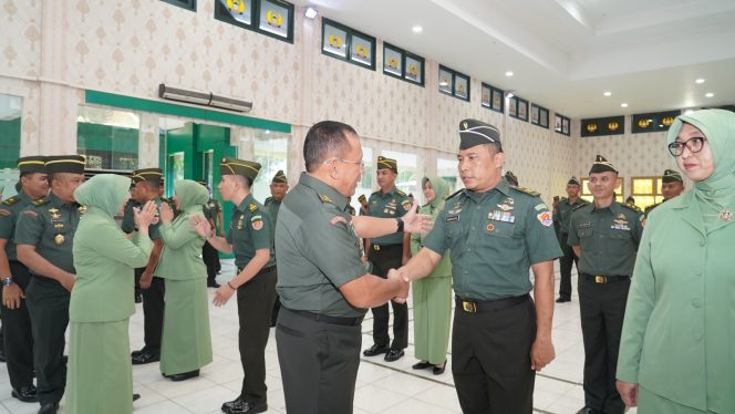 
 Kapuskesad Terima Laporan Korps Kenaikan Pangkat Personel Puskesad