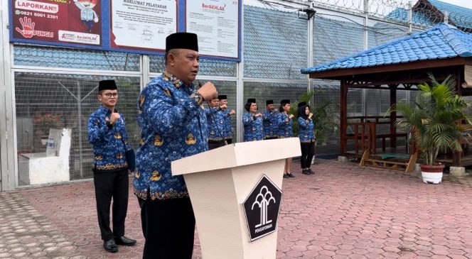 
 Lapas Binjai Kanwil Kumham Sumut Gelar Upacara Hari Kesadaran Nasional