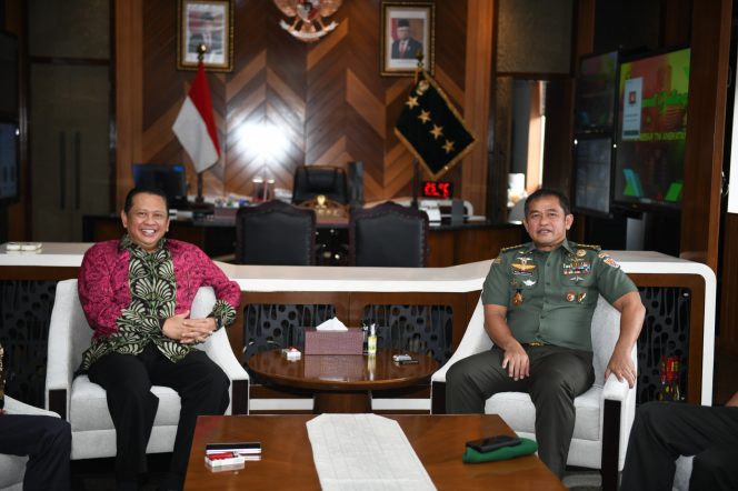 
 Perkuat Sinergi TNI AD dan MPR, Kasad Terima Kunjungan Ketua MPR RI