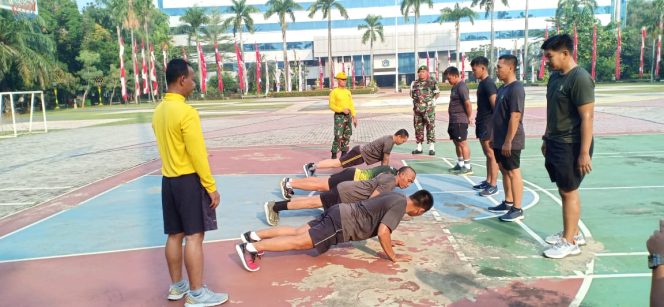 
 Stamina Terjaga Dengan Baik, Kodim 0505/JT Gelar Samapta Periodik 1