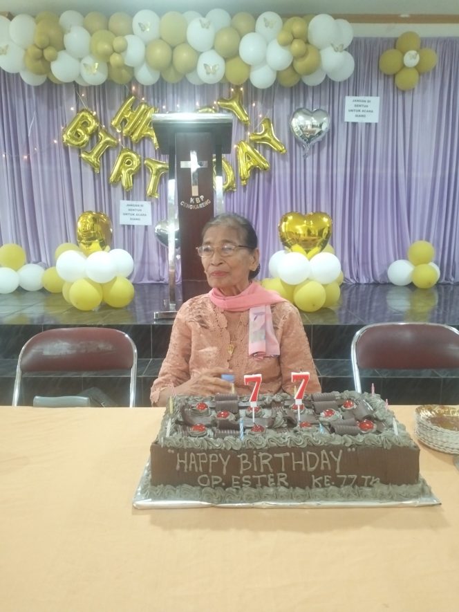 
 Partangiangan Ulang Tahun Na Pa 77 HON Sonta br Sihite