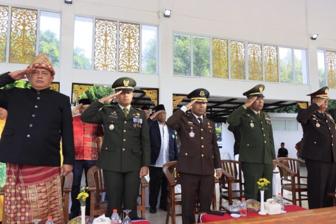 
 Kalapas Theo Adrianus Hadiri Upacara Bendera Peringatan Hari Lahir Pancasila di Binjai