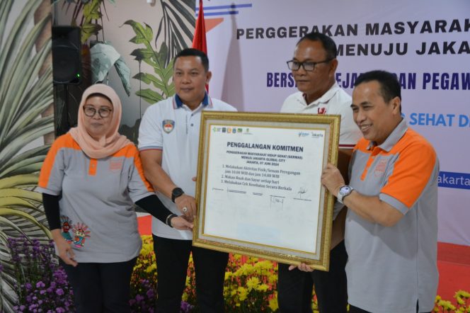 
 Rutan Kelas I Jakarta Pusat Sepakati Komitmen Bersama Suku Dinas Kesehatan Dalam Gerakan Masyarakat Sehat