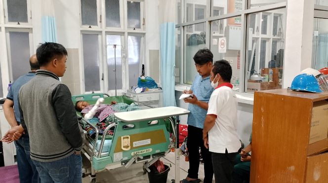 
 Kompor Gas 3 Kg Terbakar Saat Memasak, 3 Orang Korban Luka Bakar