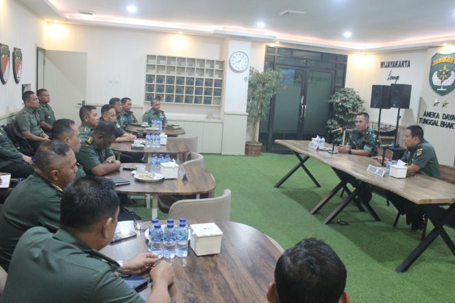 
 Korem 051/Wijayakarta Sambut Kunjungan Tim Audit Kinerja Itdam Jaya