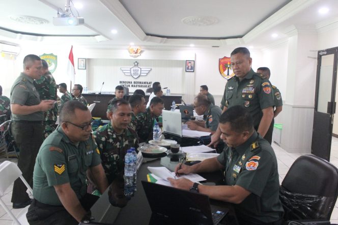 
 Korem 051/Wkt Terima Kunjungan Tim Audit Itjenad