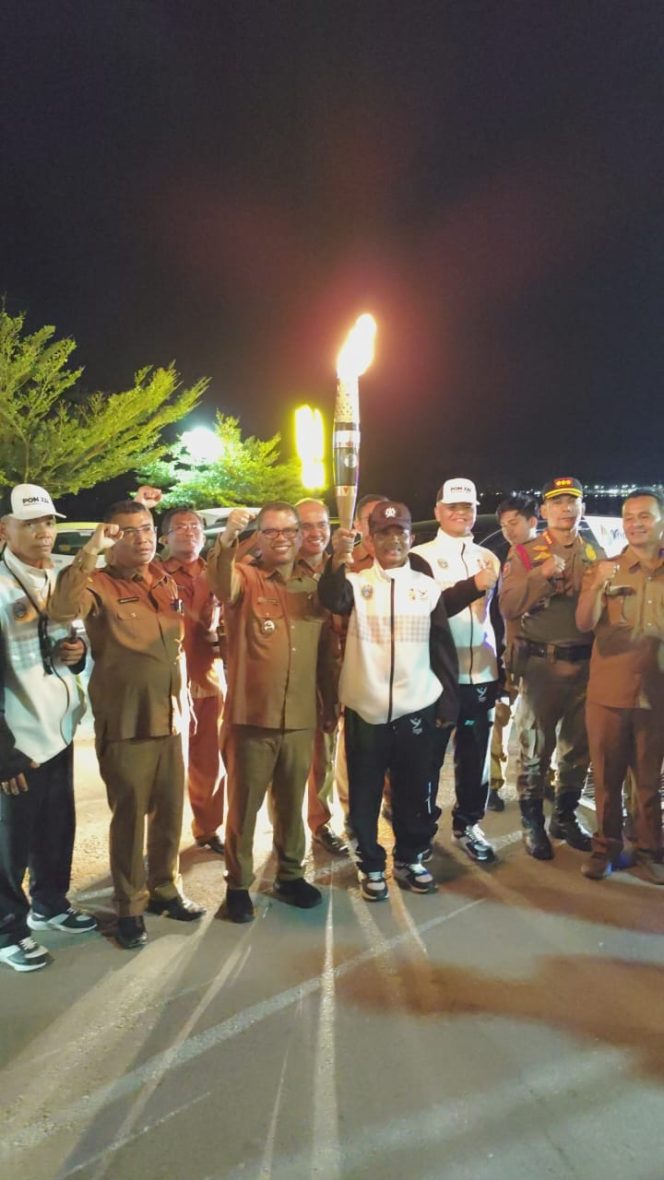 
 Obor Api PON XXI Tiba di Toba, Bupati Toba : Jangan Lewatkan Peristiwa Bersejarah Ini