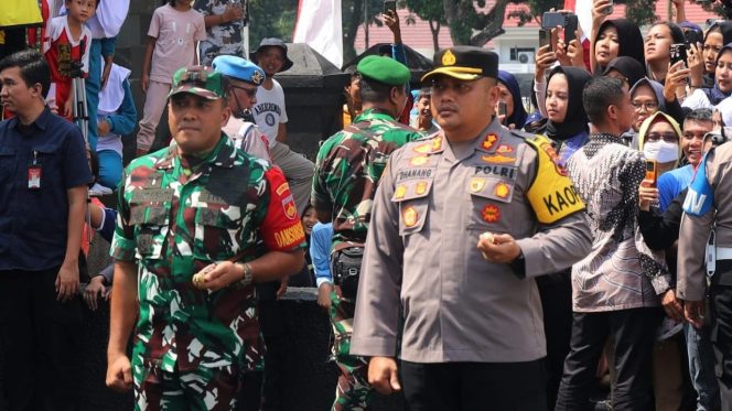 
 Kapolres Magelang Kota Pimpin Pengamanan Hari Terakhir Pembekalan Kabinet Merah Putih