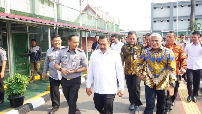 
 Kunjungan Menteri Imigrasi dan Pemasyarakatan: Dorong Kolaborasi Penegakan Hukum untuk Atasi Over Kapasitas Lapas dan Rutan