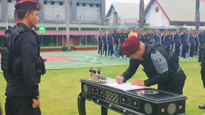 
 Lapas Narkotika Jakarta Gelar Apel Siaga, Komitmen Berantas Narkoba Ditegaskan