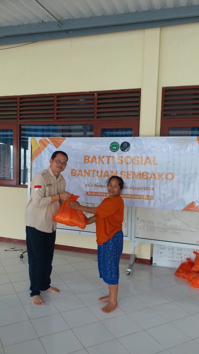
 Mahasiswa POSKO 3 KKN STABN Sriwijaya Menggelar Bakti Sosial di Dusun Lamuk