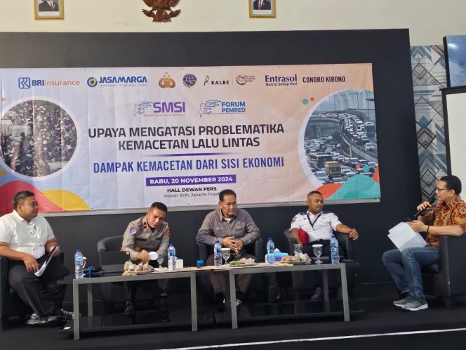 
 Diskusi Perdana Forum Pemred SMSI Bahas Solusi Kemacetan Lalu Lintas di Jakarta
