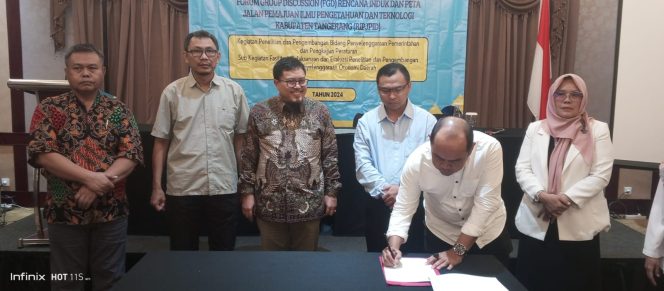 
 STABN Sriwijaya Berkontribusi dalam Penyusunan Rencana Induk dan Peta Jalan Pemajuan IPTEK di Kabupaten Tangerang
