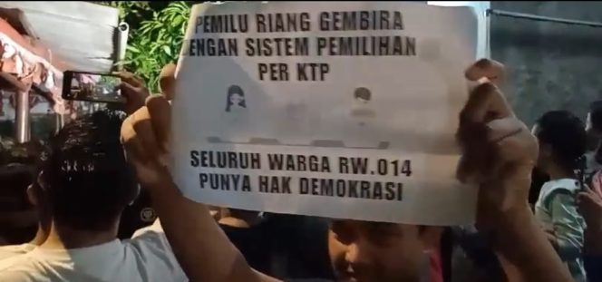 
 Dugaan Intervensi dalam Rapat Panitia 5 Pemilihan Ketua RW 014, Warga Minta Tindakan Tegas