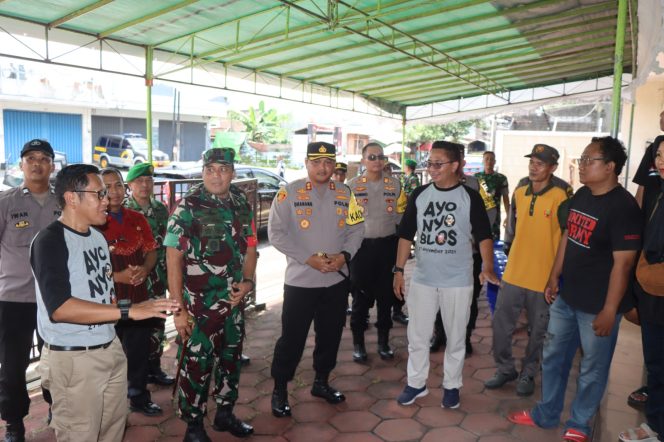 
 Patroli Skala Besar Polres Magelang Kota Jaga Kamtibmas Menjelang Pemungutan Suara