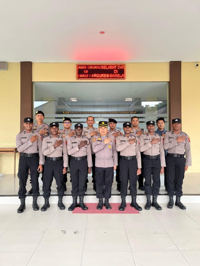 
 Polres Magelang Kota Terima 6 Personel Polri Putra Asli Papua