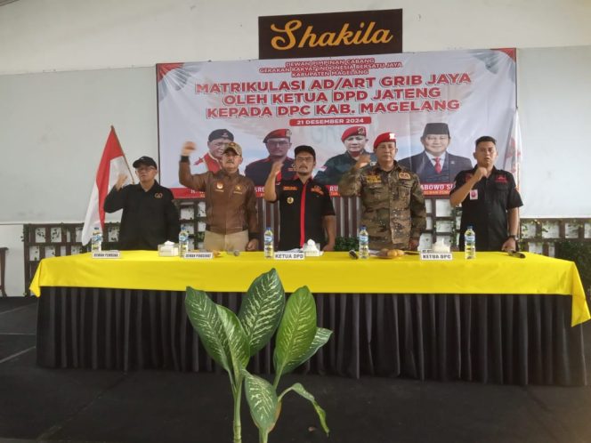 
 Matrikulasi AD/ART GRIB Jaya di Magelang Raya: Mempererat Sinergi dan Peningkatan Kualitas Organisasi
