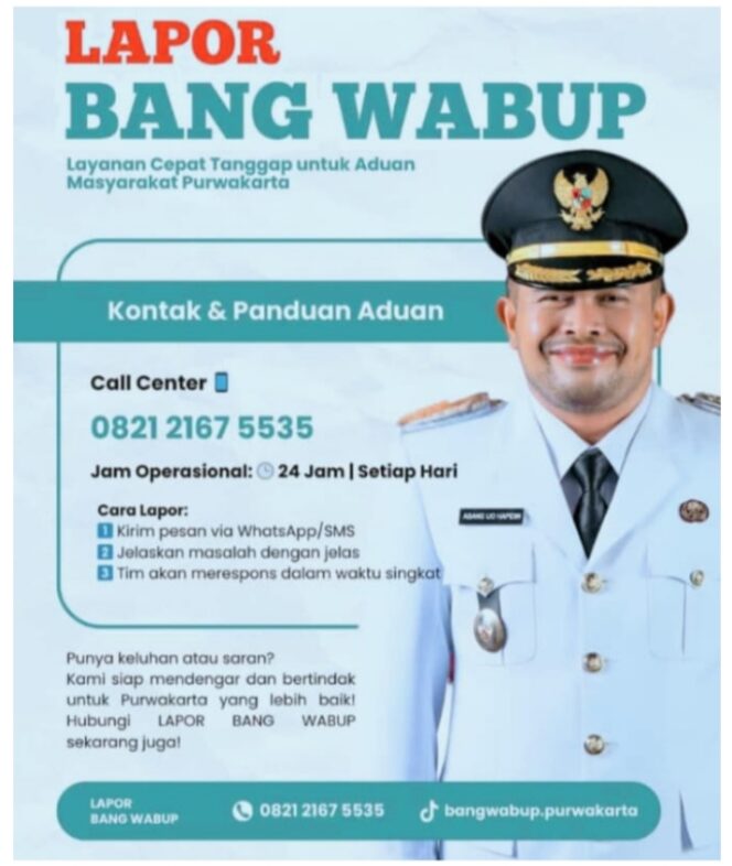 
 Pemkab Purwakarta Luncurkan Call Center Lapor Bang Wabup