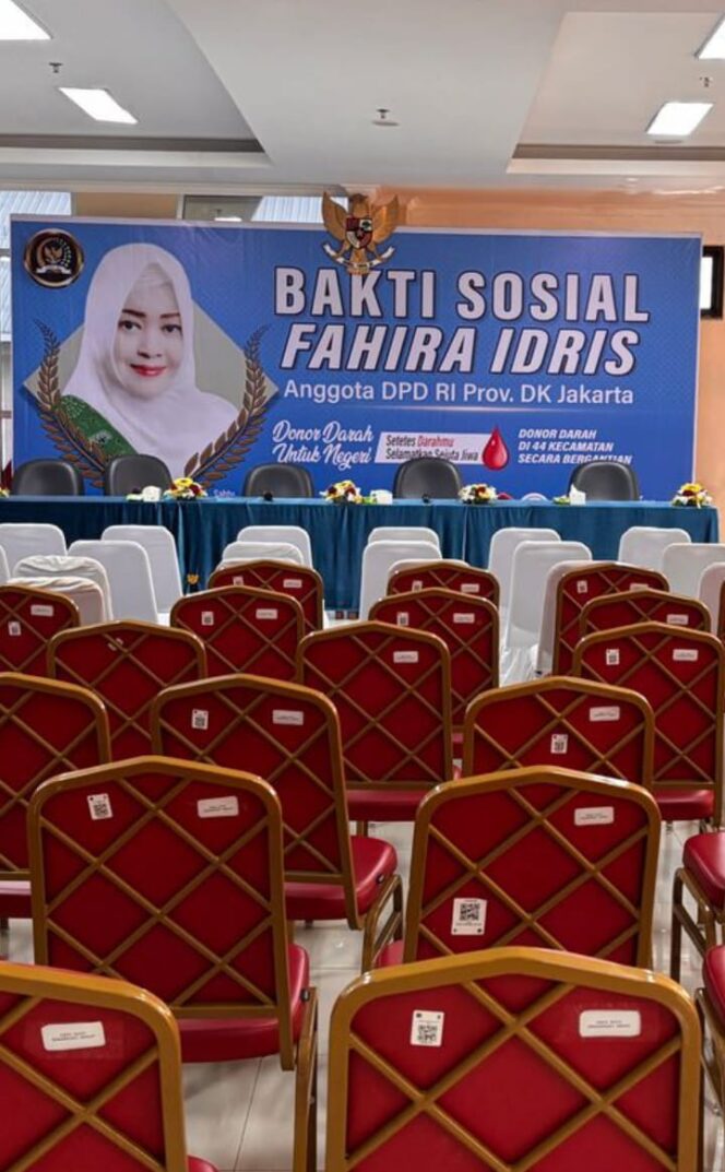 
 Anggota DPD RI Dapil DKI Jakarta Gelar Bakti Sosial dan Donor Darah di Tanjung Priok