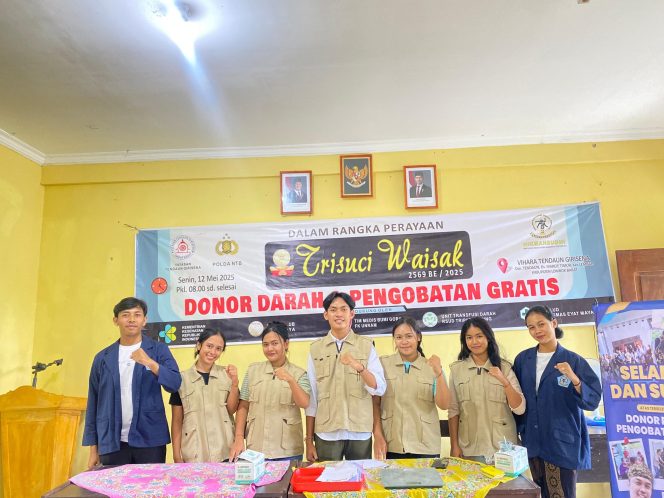 
 HIKMAHBUDHI Lombok Barat Gelar Bakti Sosial dan Donor Darah Gratis Sambut Waisak 2569/2025
