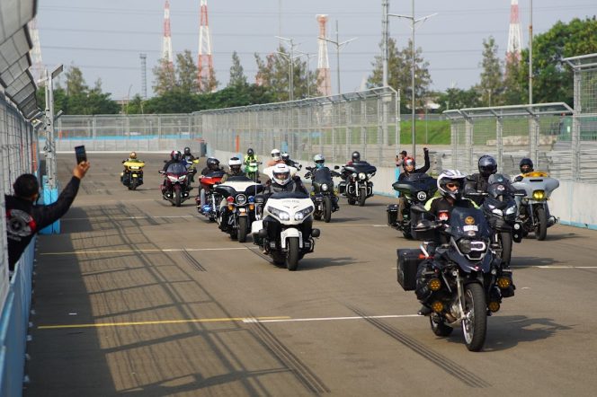 
 Zero Accident: MBI DKI Jakarta dan PomDam Jaya Gelar Pelatihan Safety Riding di Sirkuit Ancol