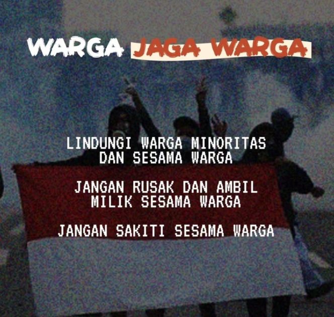 
 Lindungi Sesama, Rawat Fasilitas Negara: Suara Kita Tak Butuh Kekerasan!