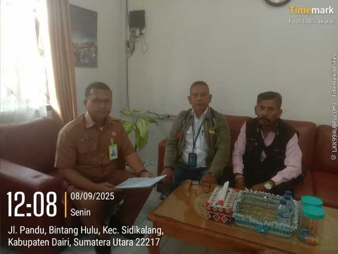 
 Silaturahmi Hangat, Wartawan Sampaikan Aspirasi ke Plt Kadis Pendidikan kabupaten Dairi