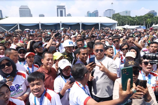 
 Dari Lari Bareng Kasad hingga Es Krim Gratis, TNI AD Fair Hari Kedua Diserbu Ribuan Pengunjung