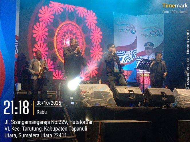 
 Tioma Trio Bawa Euforia di Tarutung, Lagu “Si Doli Pargojek” Jadi Magnet Perayaan Taput ke-80