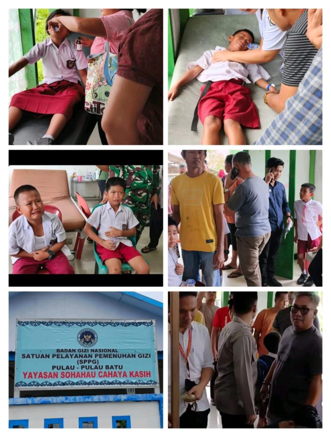 
 35 Siswa SDN 071123 Diduga Keracunan Makanan Program MBG, Orang Tua dan Warga Kepulauan Batu Kecewa