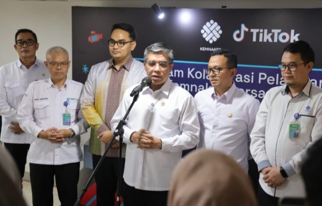 
 Kemnaker Gandeng TikTok, Perkuat Talenta Ekonomi Digital dan Buka Peluang Kerja Baru