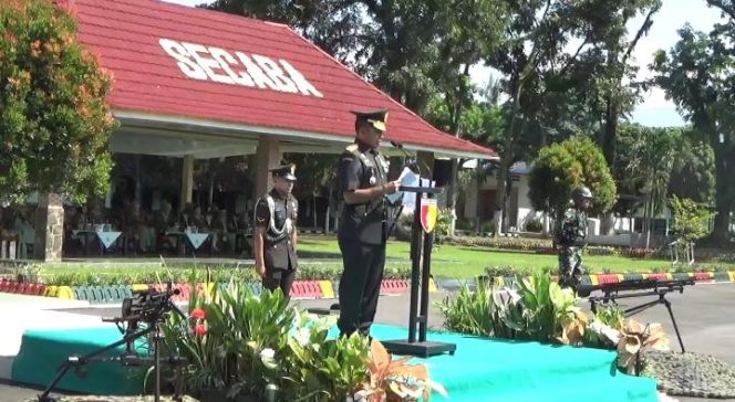 
 Danrindam V/Brw Resmi Buka Diktuba TNI AD Gel.II Tahun 2026 di Secaba Jember