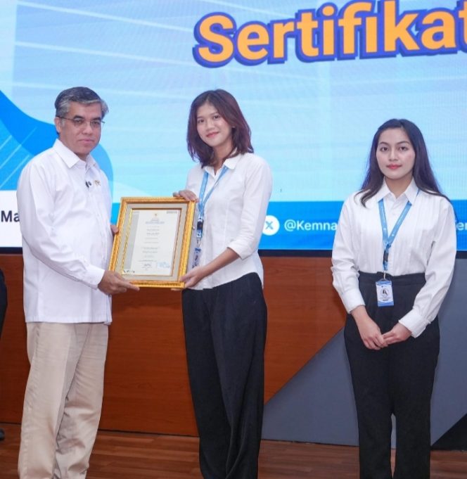 
 Magang Nasional Batch I Ditutup, Kemnaker Perkuat Sertifikasi Kompetensi dan Akses Kerja