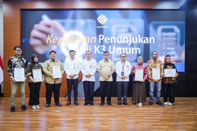 
 Wujudkan Tempat Kerja Aman, Kemnaker Gencarkan Pembinaan dan Sertifikasi Ahli K3