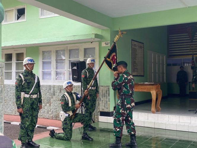 
 Acara Tradisi Penyambutan Warga Baru Yonif 515 UTY/9/2 Kostrad