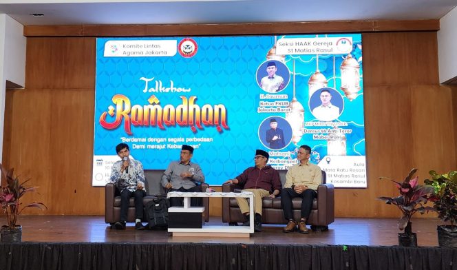 
 Komite Lintas Agama Jakarta Barat bekerja sama dengan Seksi HAAK Gereja Katolik St Matias Rasul Gelar Buka puasa & Talkshow bersama